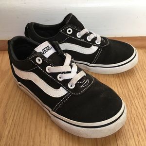 Toddler Vans Ward Lo Pro Classic Black Size 9
